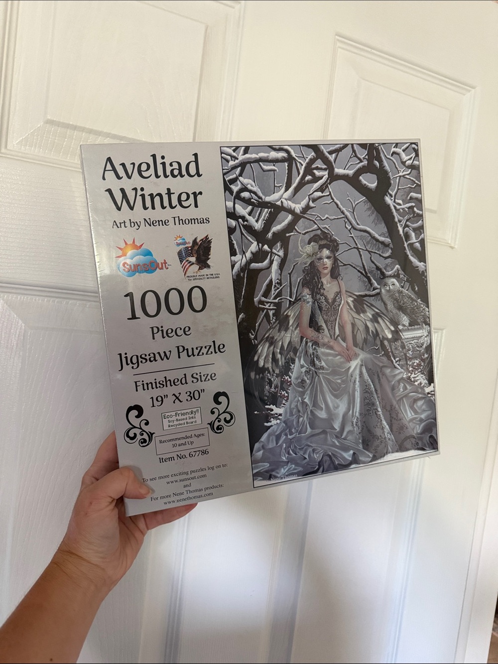 Aveliad Winter 1000-Piece Jigsaw Puzzle - Gray & Silver Artwork
